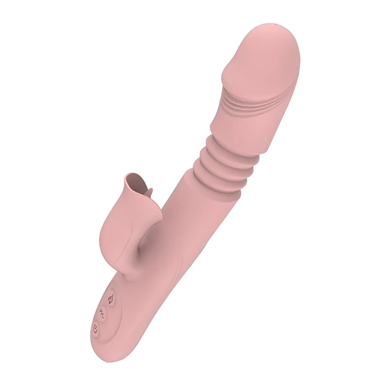 Wholesale Automatic Telescopic Rotation G-Spot Clitoris Rabbit Wand Vibrator Female Masturbation Sex Toys For Women