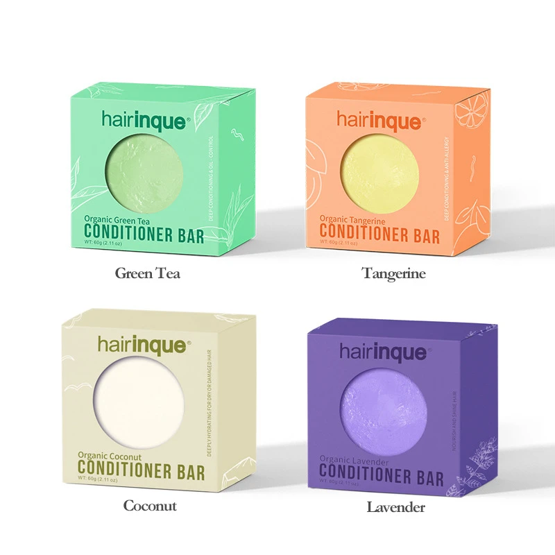 OEM Top-Selling Private Label Hair Care Organic Sulfate Free Bubble Shampoo and Conditioner Solid Bar of Customize Scent & Shape