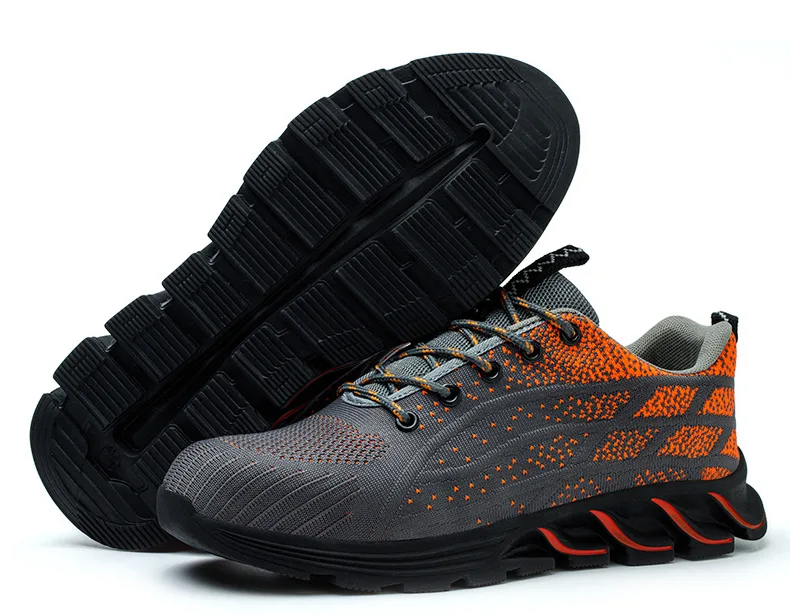Hot Selling Safety Working Shoes Water anti-smash Resistant Safety Shoes Steel Toe Safety Shoes  For Men Work