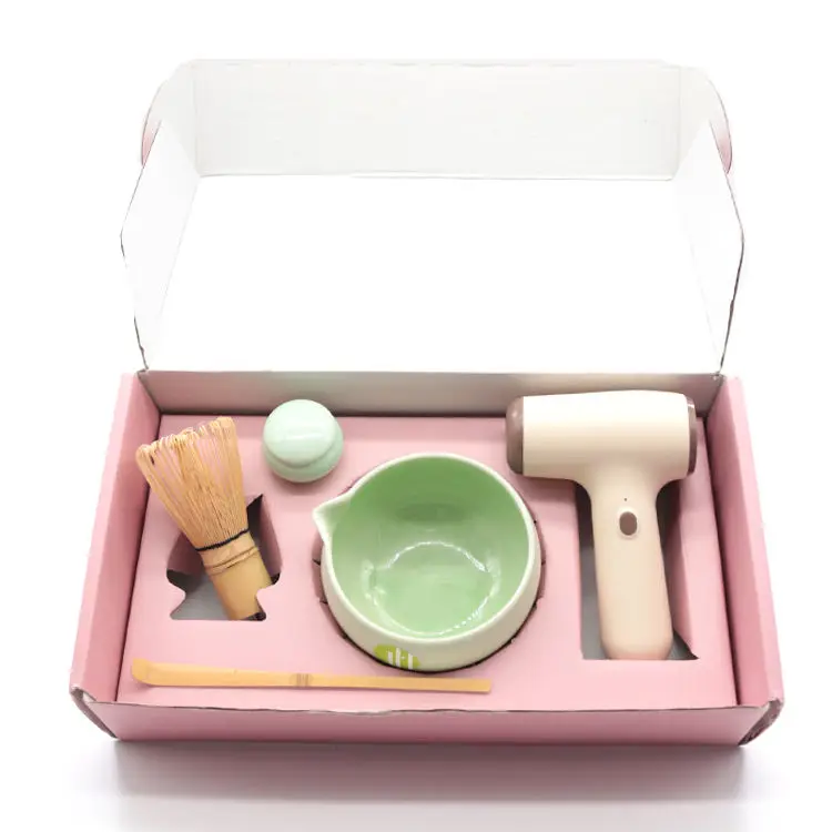 Newell Flexible  Electric Resin  Matcha Green Tea Powder Bamboo Whisk  Useful  Electric Bamboo Mixer For Matcha Whisk