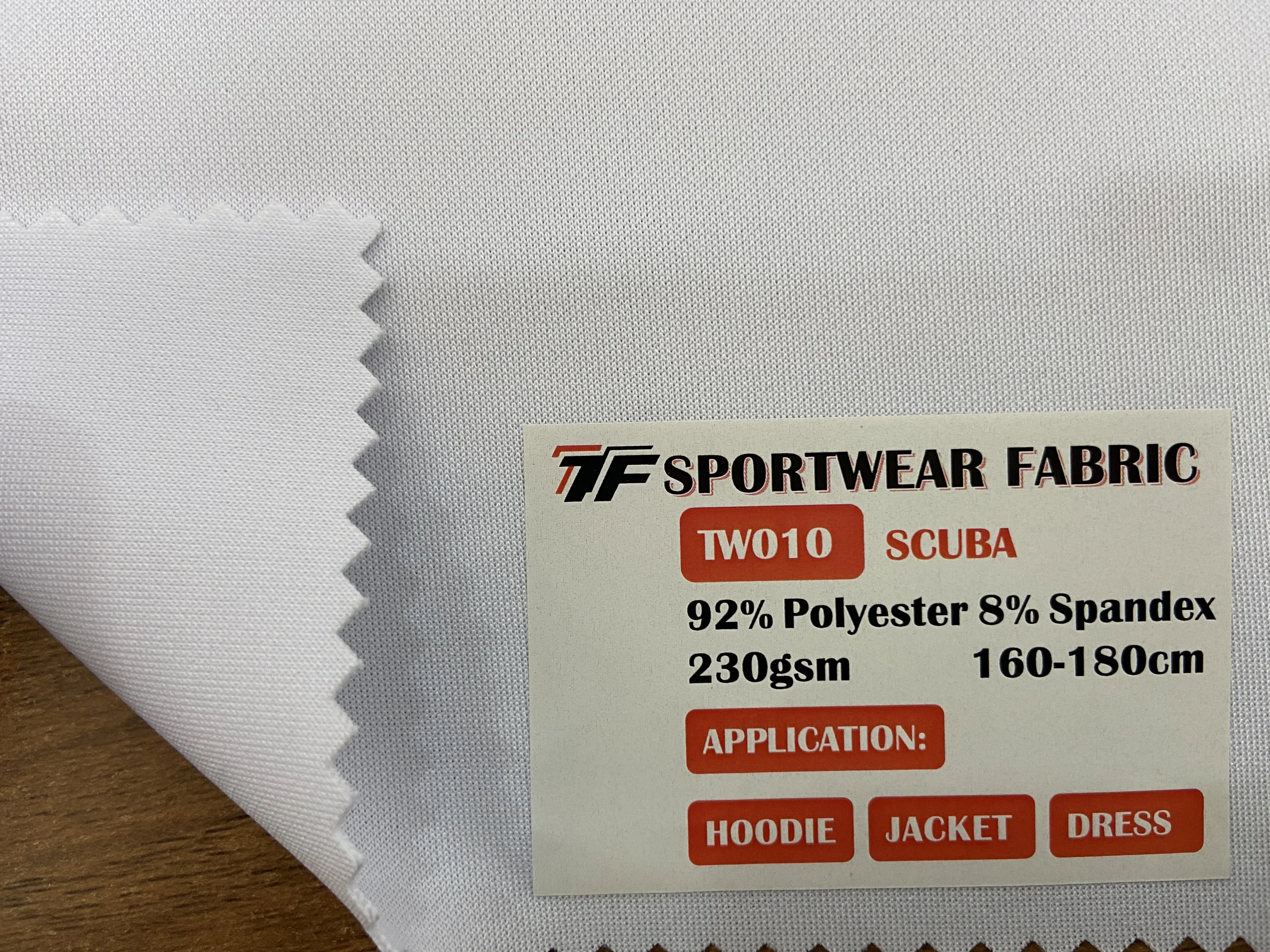 
Spandex scuba sportswear fabric 