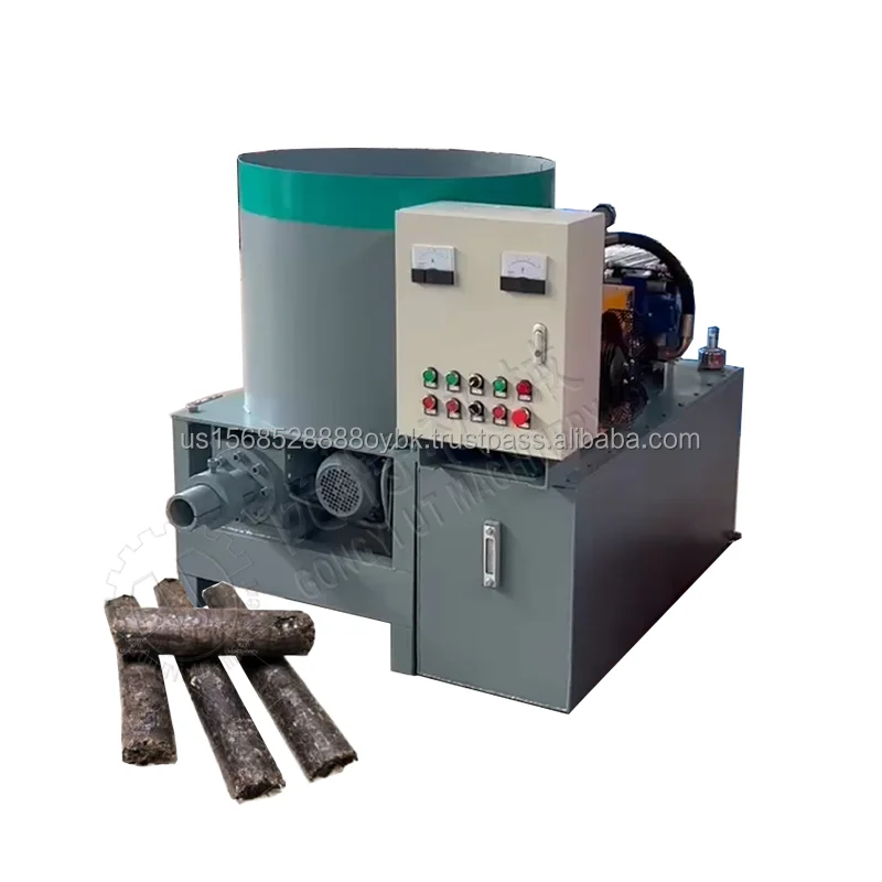 New Used Shredded Paper Briquette Press Machine Equipment for Converting Paper Dust into Briquets Featuring Core Motor Component