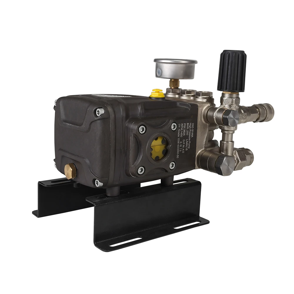 Industrial Nickel Plating Brass Head Heavy Duty High Pressure Plunger Pump