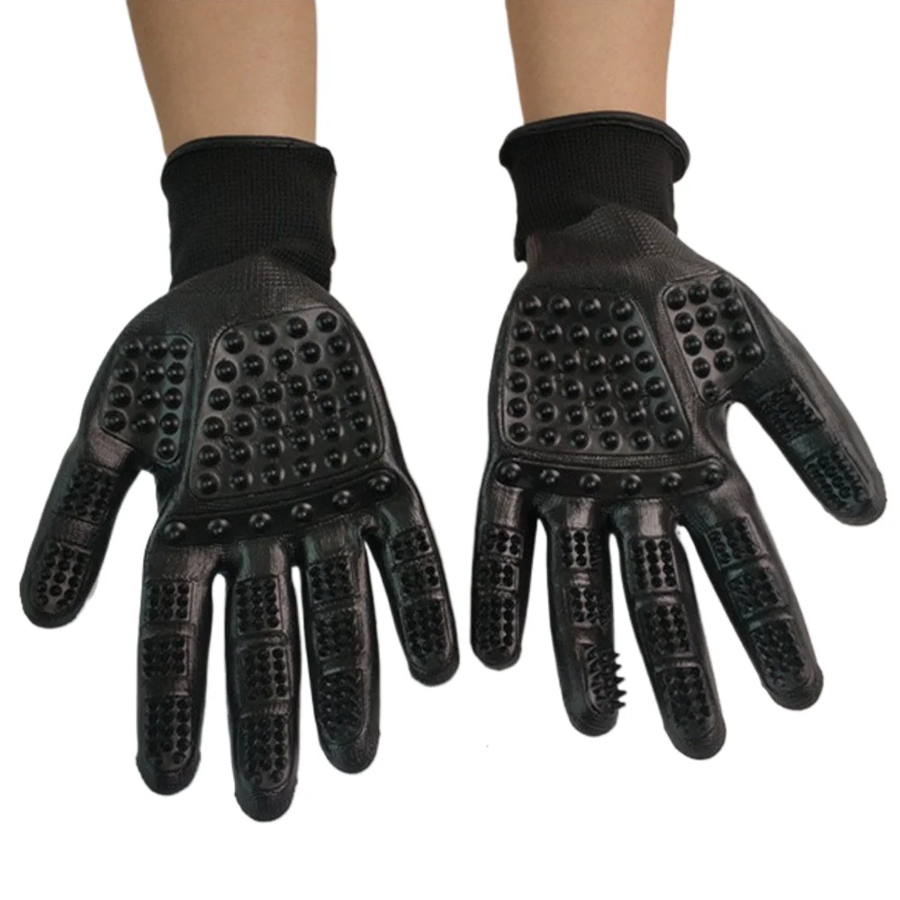 Wholesale Pet Grooming Brush Deshedding Massage Grooming Pet Hair Remover Glove