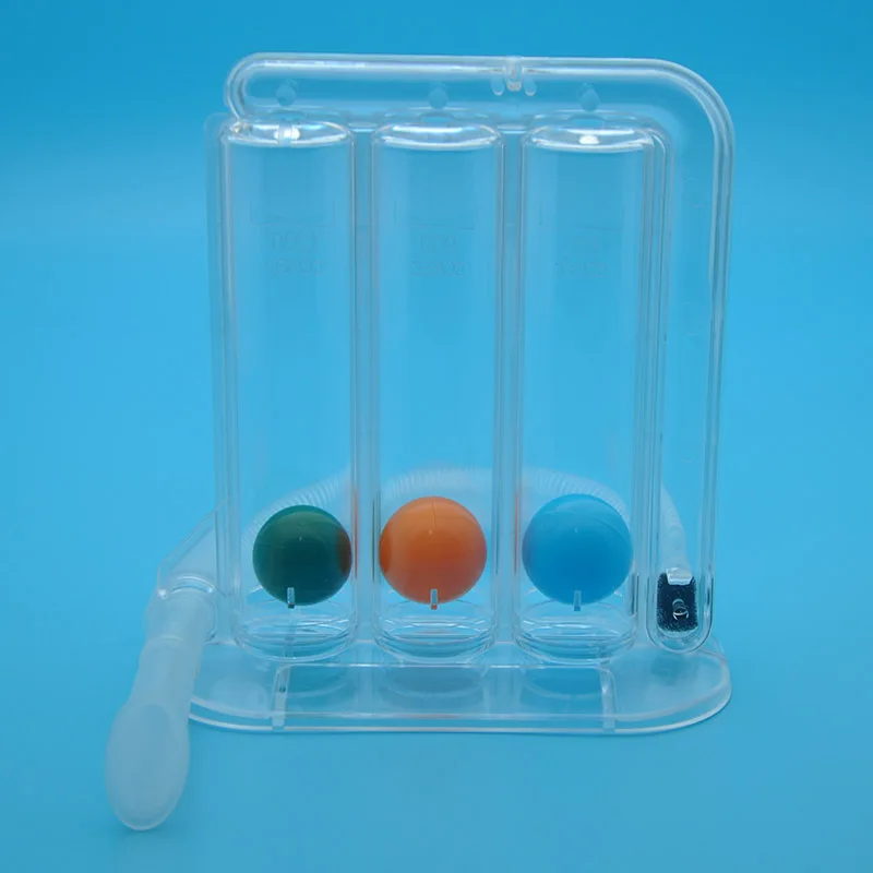 
3 Ball Spirometer Portable Respiratory Training Portable Spirometer Medical Device 