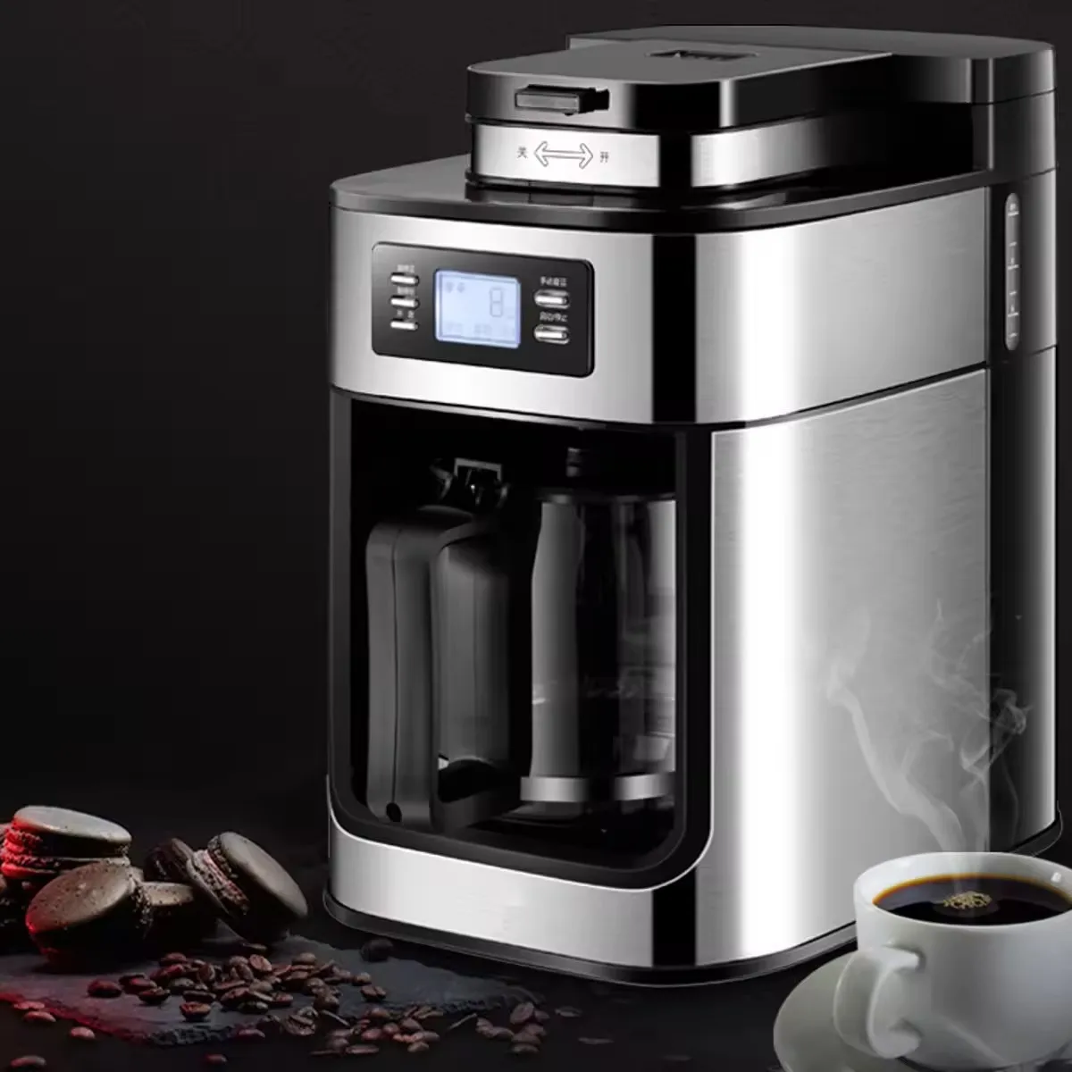 CHXDEV Best Sale Home Office Semi-Automatic Expresso Coffee Machine Maker Barista Cafe Espresso Machine Factory Wholesale STOCK