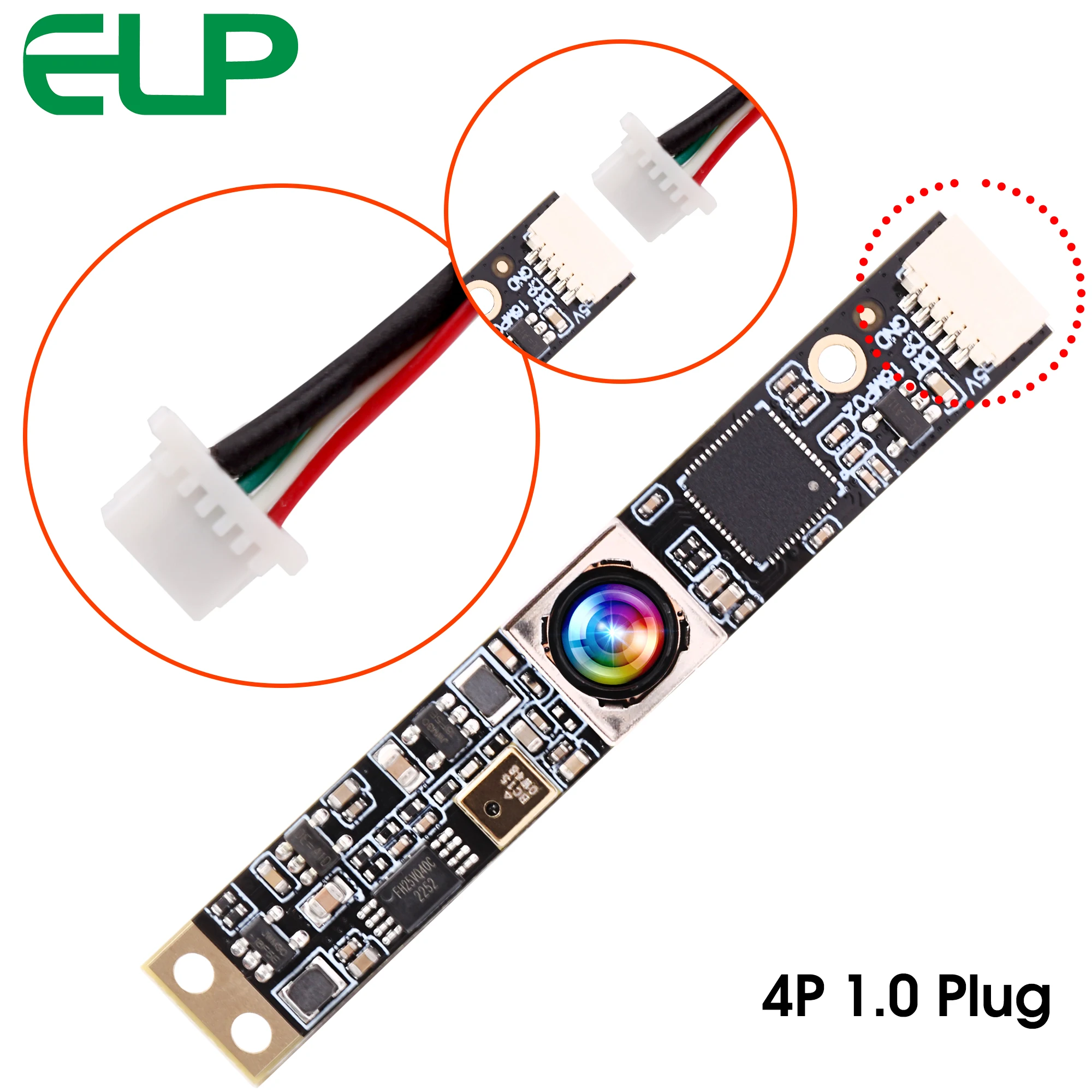 16MP USB Camera Module Wide Angle Auto Focus Mini UVC Industrial Webcam Board With Digital Audio Microphone for Document Scan