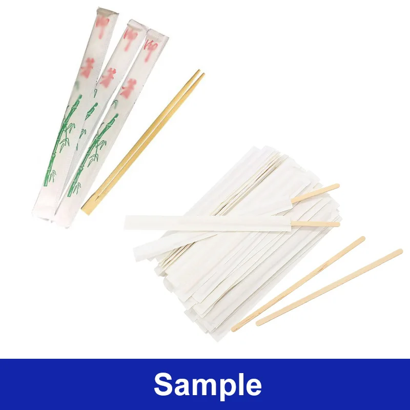 Автоматические одноразовые деревянные бамбуковые шпажки Шпажки для языка шпары кофе упаковочная машина