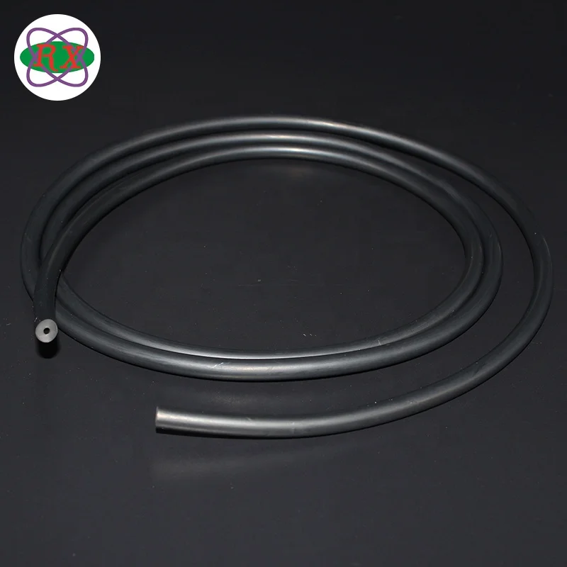 China supplier electronic conductive silicone tubing black silicone tube