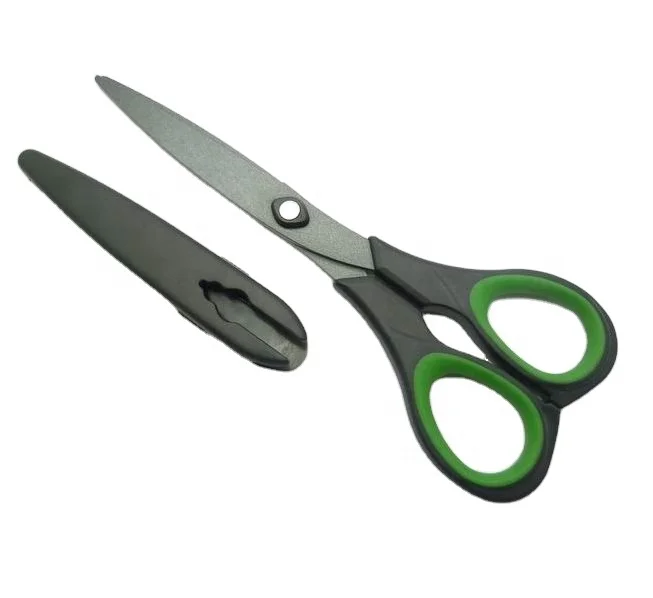 stainless steel material type office scissors home scissor cover