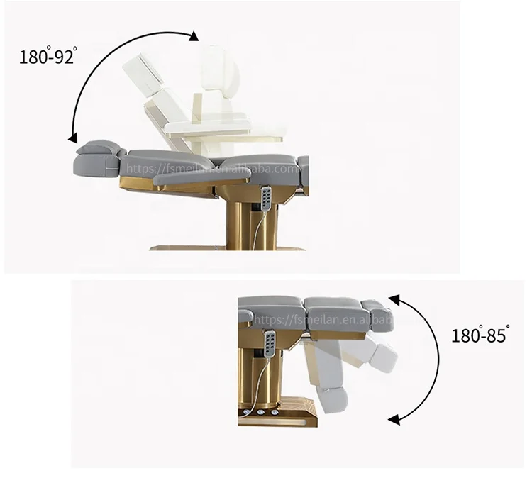 Professional Cosmetic Electric Eyelash Extension Treatment Examination Beauty Spa Table Procedure Chair Massage Massage Bed