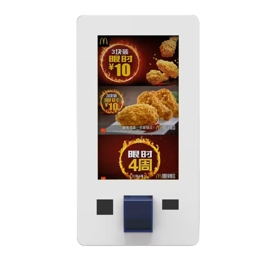 32-дюймовый ЖК-дисплей 1080P для самостоятельного заказа KFC киоск билетов уличный принтер сканер считыватель карт кассовый терминал платежный