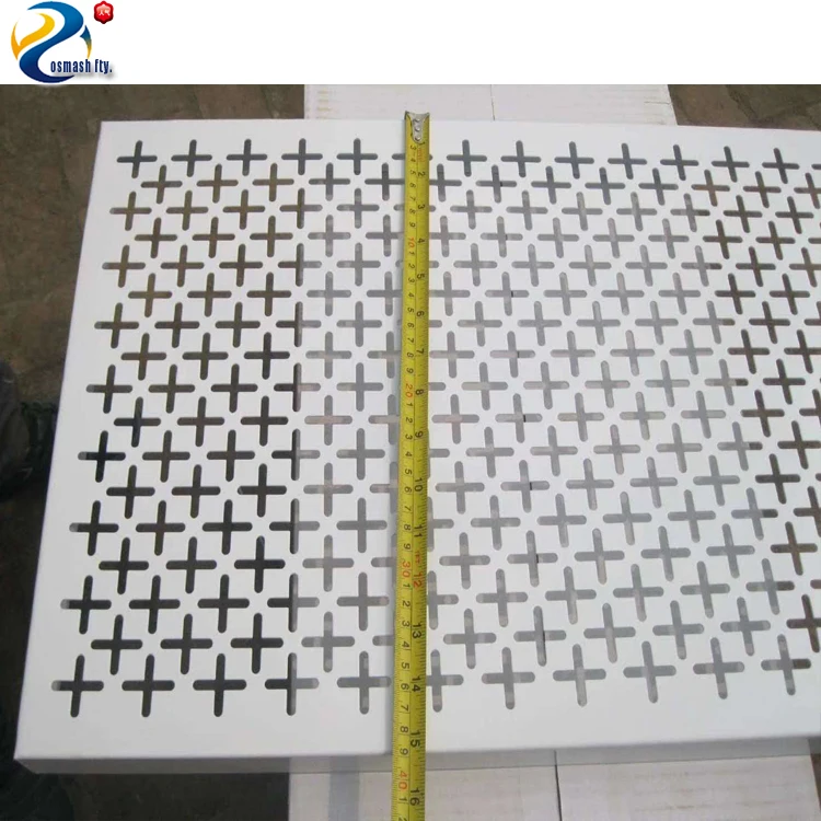 bridge type hole antiskid steel perforated metal mesh plate slotted hole