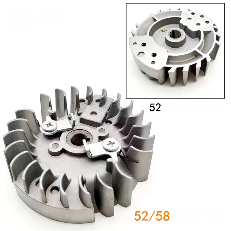Magnetic motor flywheel For 4500 5200 5800 45CC 52CC 58CC Chainsaw 40-5 GX35 139F brush cutter trimmer