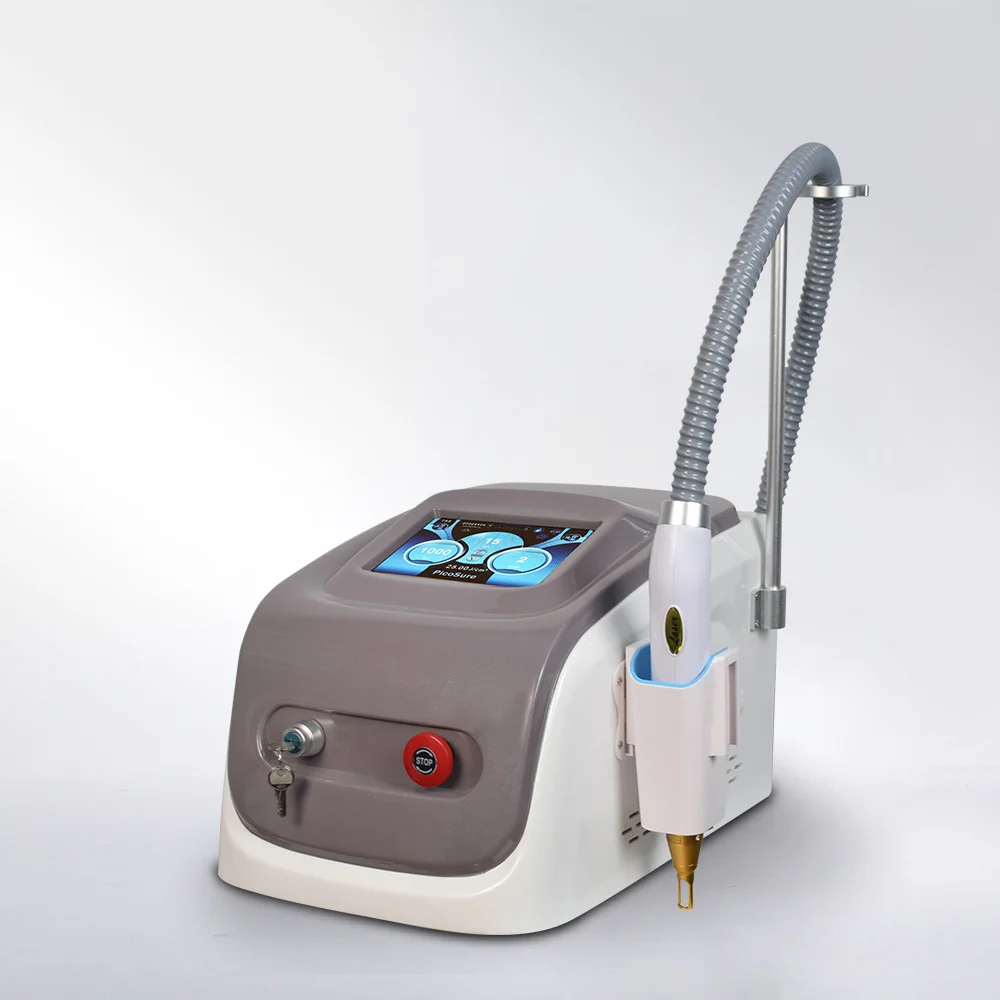 Новый дизайн Настольный пикосекундный q переключатель Nd:yag Лазерный углеродный пилинг пикосекундная машина удаление татуировки