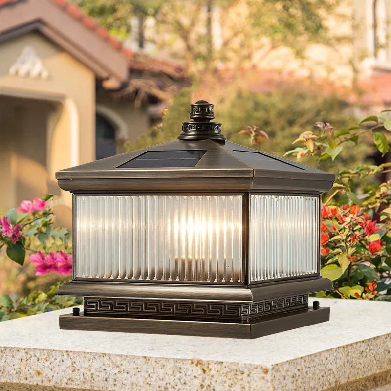 Алюминиевая светодиодная Водонепроницаемая лампа на солнечной батарее