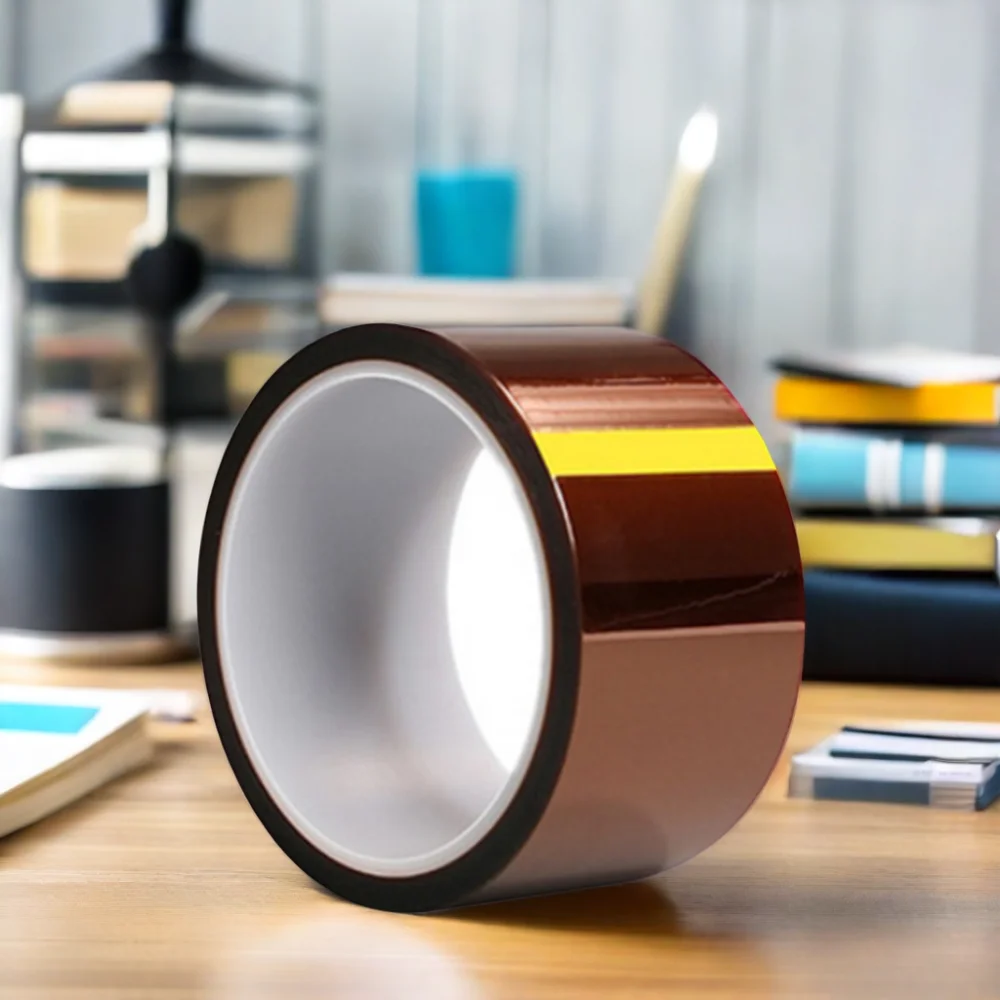 China High Temperature  Polyimide Film Adhesive Insulation Tape Water Activated for Automotive Sensor Bag Sealing Antistatic