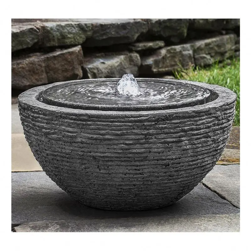 Building Materials Landscaping Indoor Fountain Garden Decoration Fonte Stone,Garden Fountains For Sale