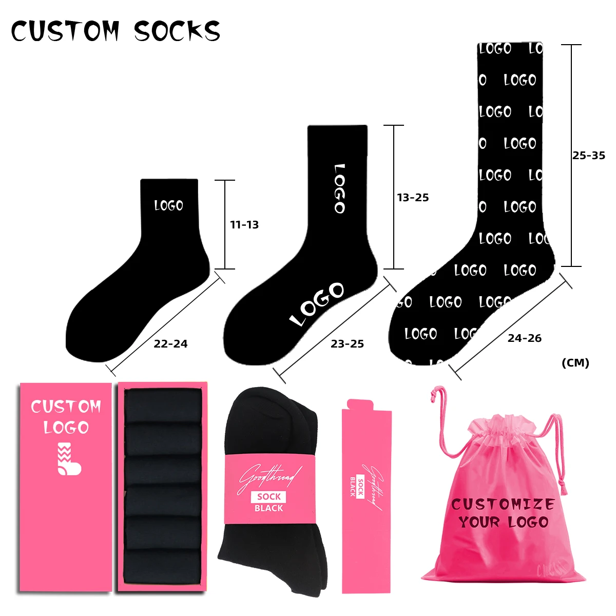 OEM Custom Logo Socks White Pink Cartoon Invisible Designer Socks Summer Ankle Long Crew Cute Cotton Women Socks For Women