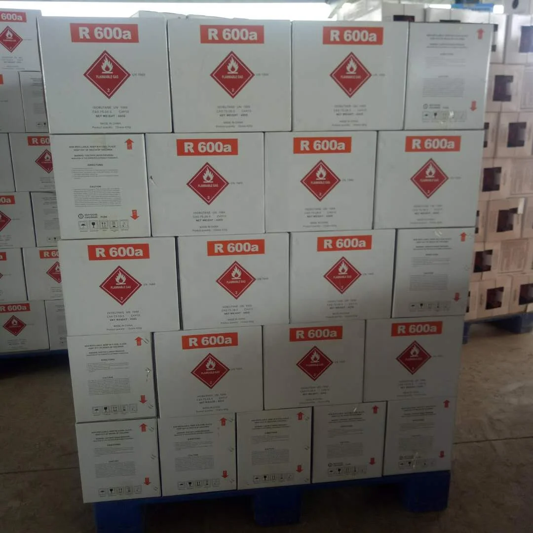 
R600a refrigerant in chemicals refrigerant gas solvent iso butane r600a 