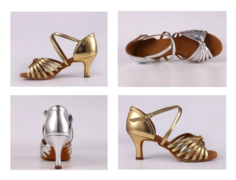 
Women popular hot sale high heel latin ballroom dance shoes cheap wholesale 