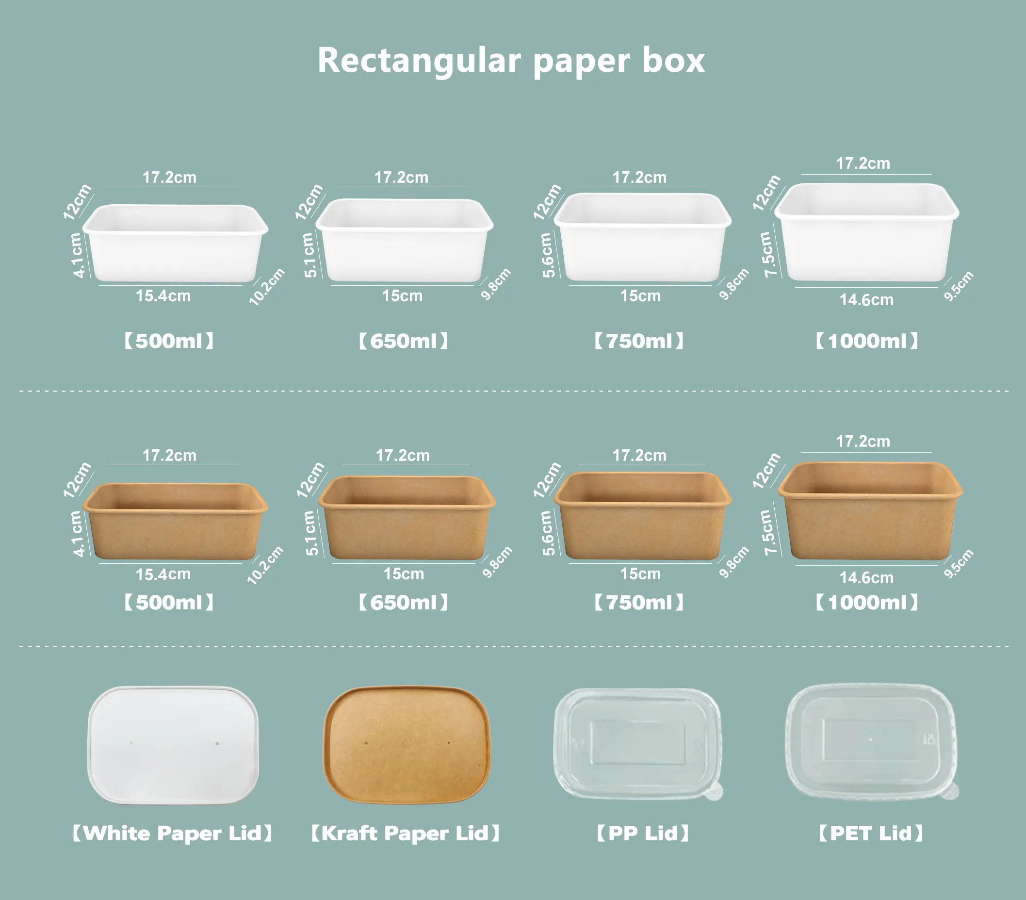 Custom disposable container take away lunch packing paper box for fast food grade paper packaging box container