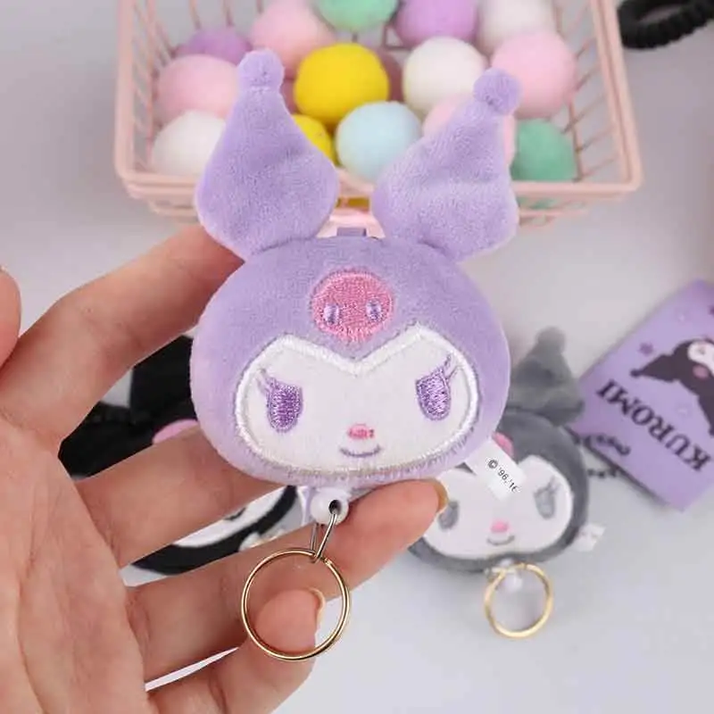Rts 10cm Kuromi Plush Toys Sanrio Melody Kt Cat Easter Bunny Plush Toy Kawaii Anime Cute Plushie Pendant Doll Toy Girls