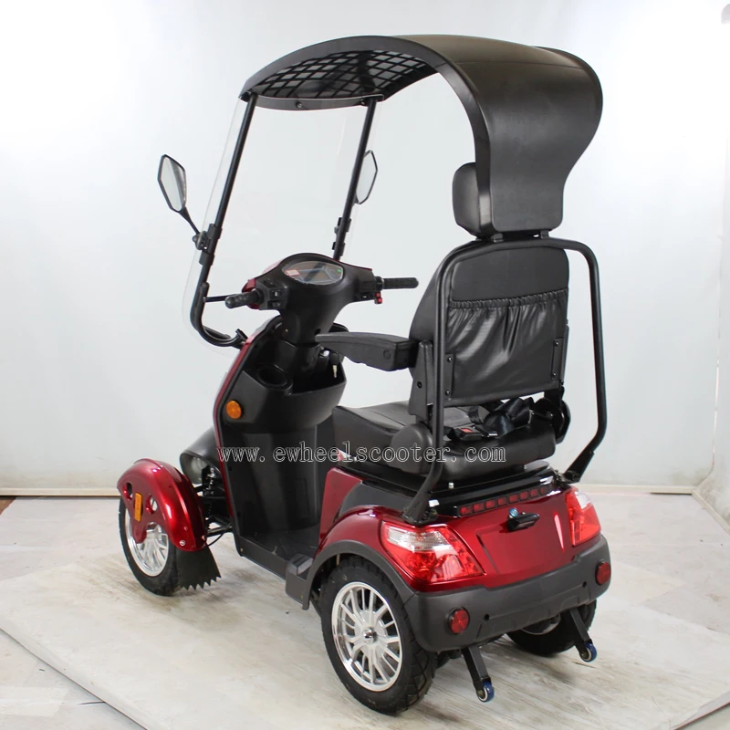4 wheel electric mobility scooter EEC/COC hot sale electric tricycle with 500W motor power