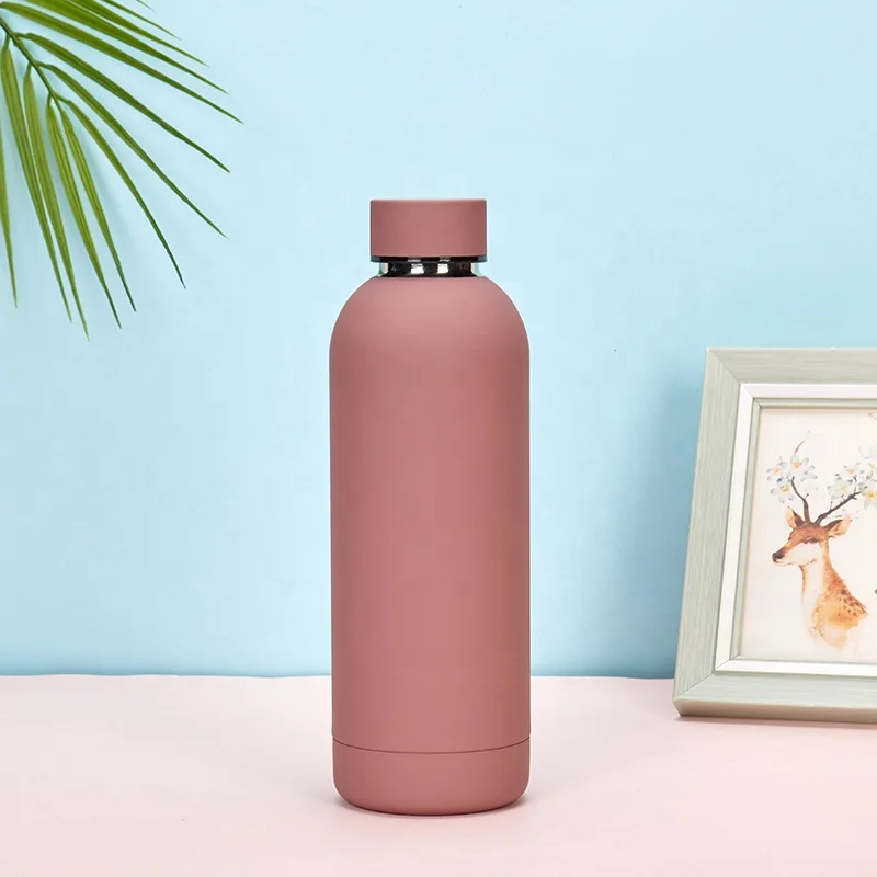 Stainless Steel Double Wall Metal Thermos Reusable Leak Proof BPA Free Flask Keep Hot Cold Sport Gym Coffee School Water Bottles