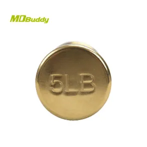 MDBuddy Titanium Dumbbells Steel Dumbbells Steel Weights with Soft Foam Handle for Women Men or Kids Home Gym Fitness Studio