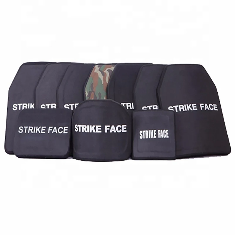 Tactical Hard Panel IIIA Board III Ceramic Plate BR5 Rectangular Sapi Cut Alumina Silicone Carbide IV Strike Face 3 4 PE Plate