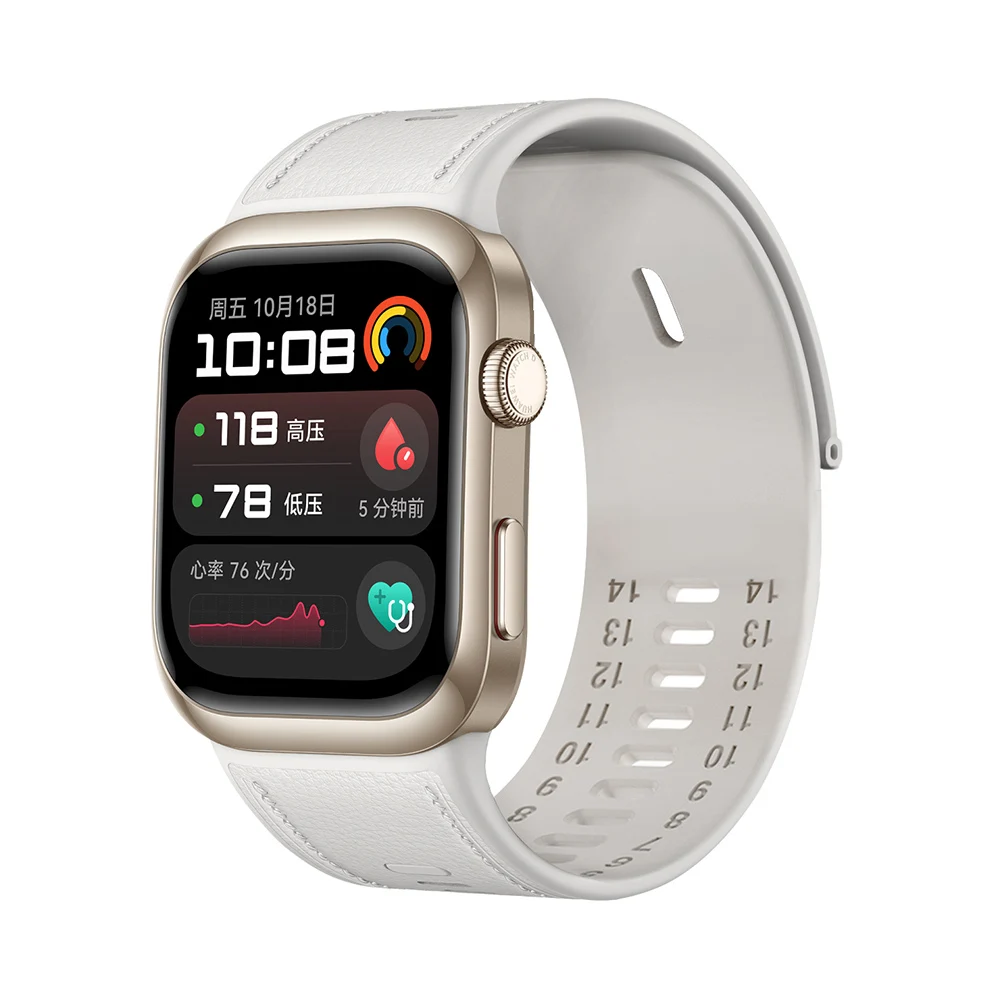 Quick Release Band No included Watch buckle For Huawei watch D2 Silicone leather band For Huawei watch D2 Leather Silicone strap