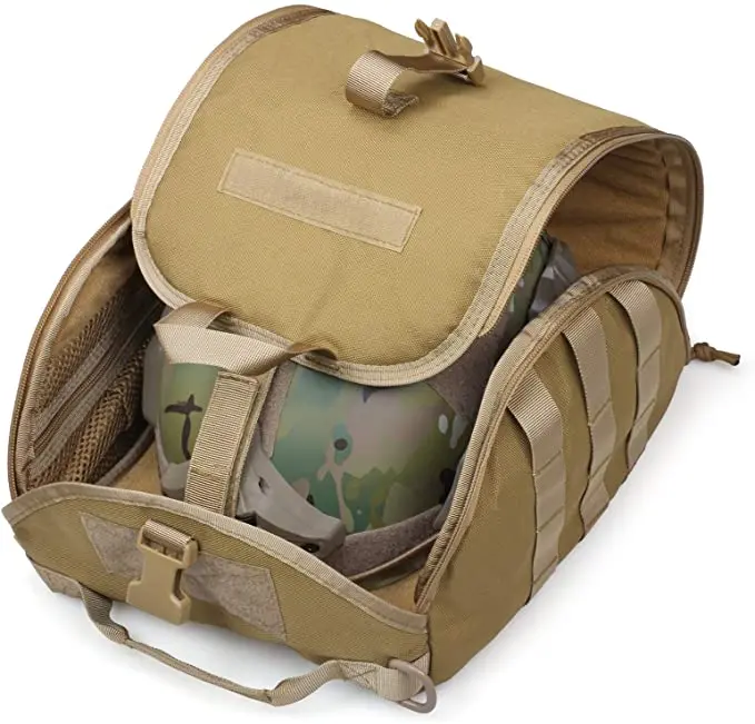 Тактическая Сумка для шлема сумка хранения уличного мотоциклетный шлем Molle с дизайном против муравьев и царапин