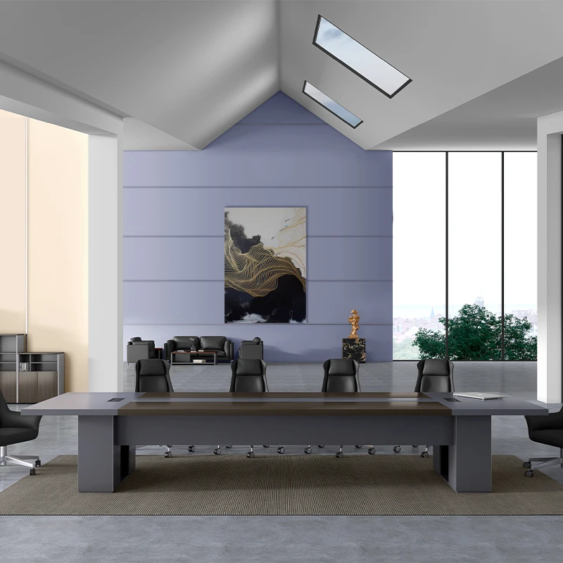 
2021 newest product luxury office meeting room furniture wooden conference table 