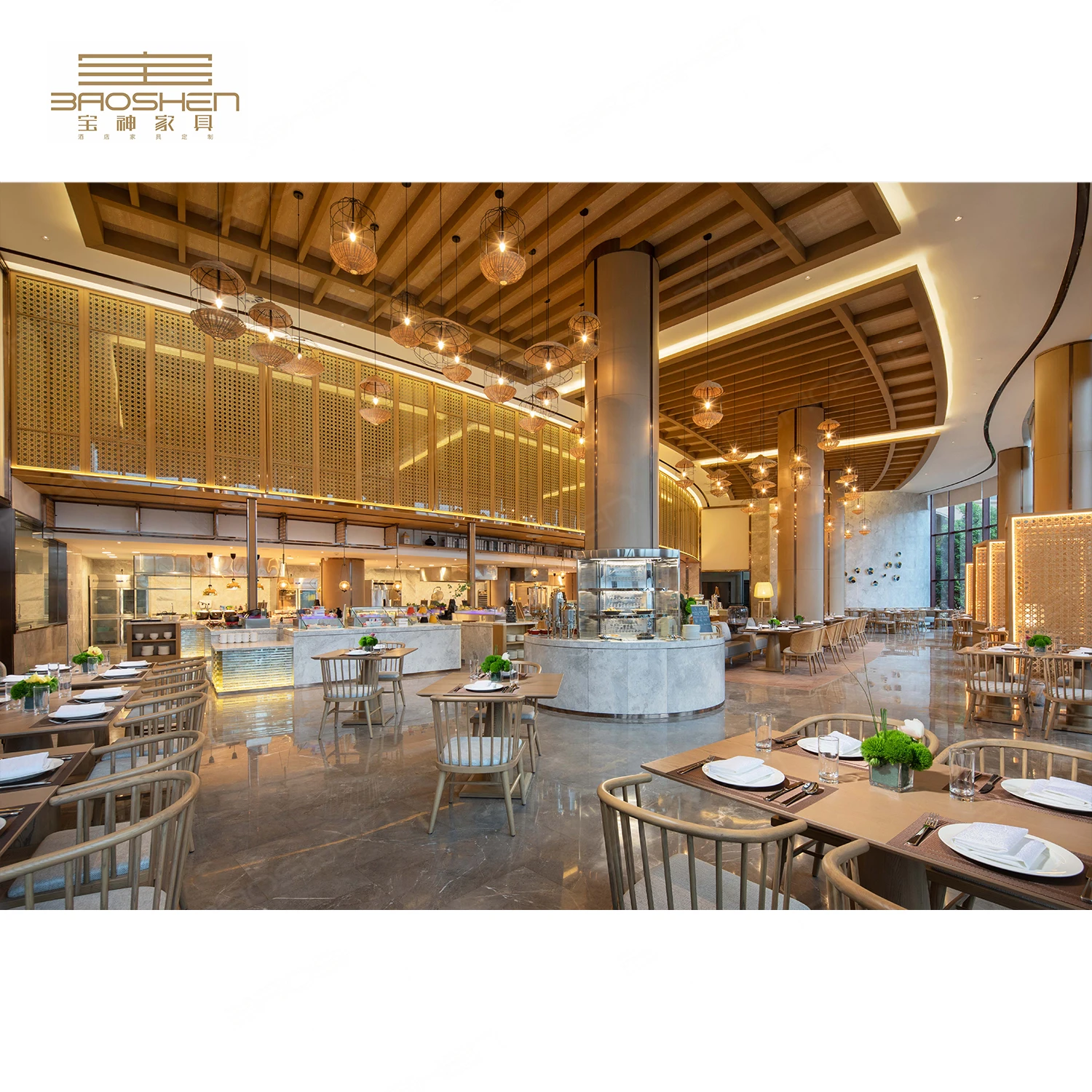 Modern Design Hotel Italian Modern Wooden Dining Chair Table Set Coffee Shop Restaurant Furniture