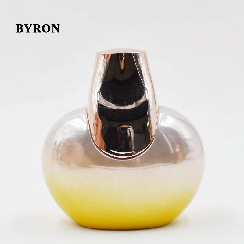 Wholesale Customize Unique Vintage  Fragrance Bottle Luxury Empty 100ml Crimp Neck Glass Spray Perfume Bottle
