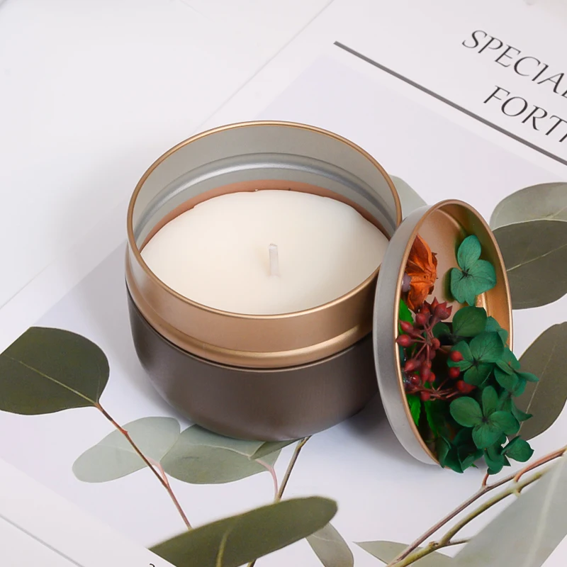 Wholesale dried flowers Vintage tin boxes Aromatherapy candles Handmade wedding gifts perfume gift box set