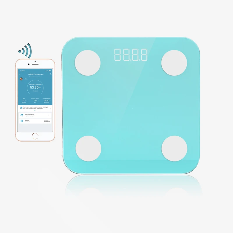 BMI Smart Scale Weight Scale Smart Body Fat Analyzer Scale for Body Weight with App