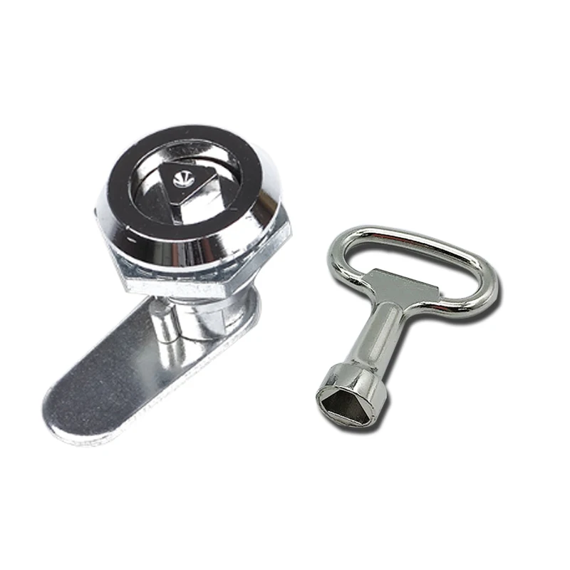 Communication Distribution Box Tongue Lock Ms761 Type Press Shockproof Zinc Alloy Triangular Electrical Cabinet Cylindrical Lock