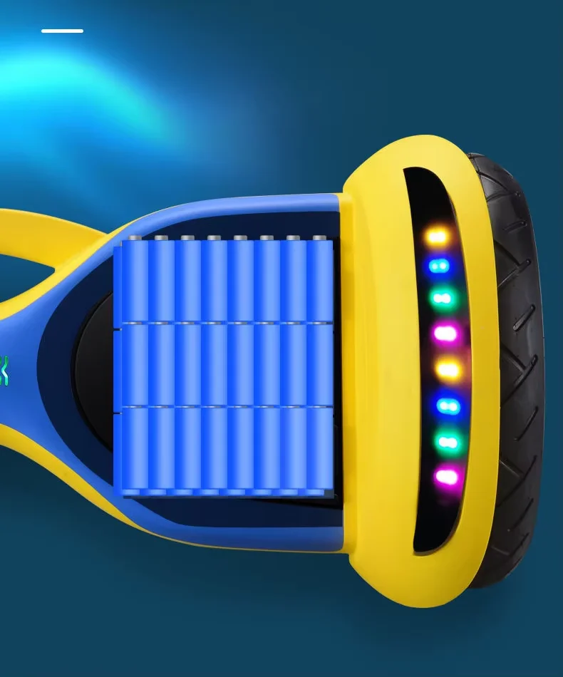 10 Inches Dual Wheel Self-Balancing Electric Smart Scooter with LED Technology & Popular Music Car Feature