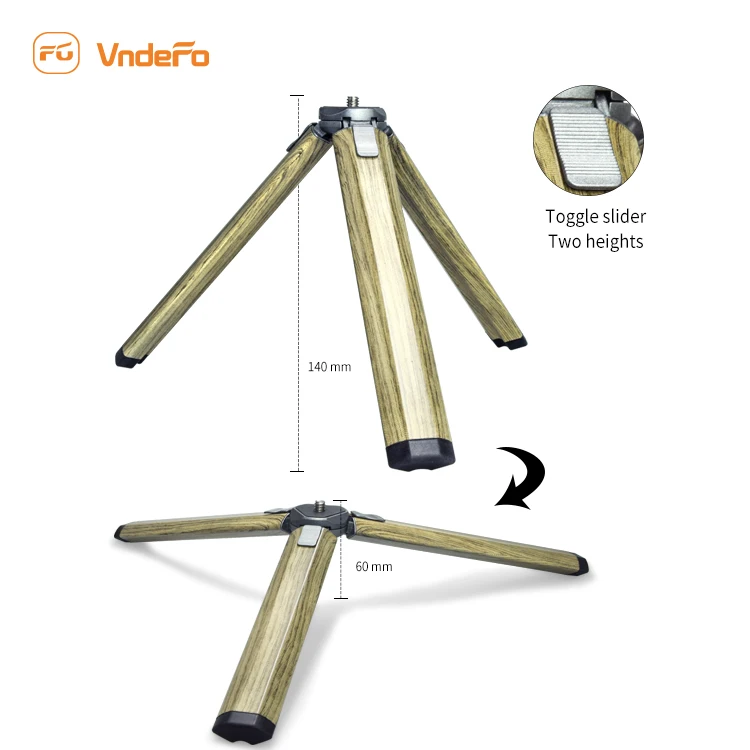 Adjustable mobile phone tripod  Mini video Camera stand beautiful colour Aluminum Desktop Tripod