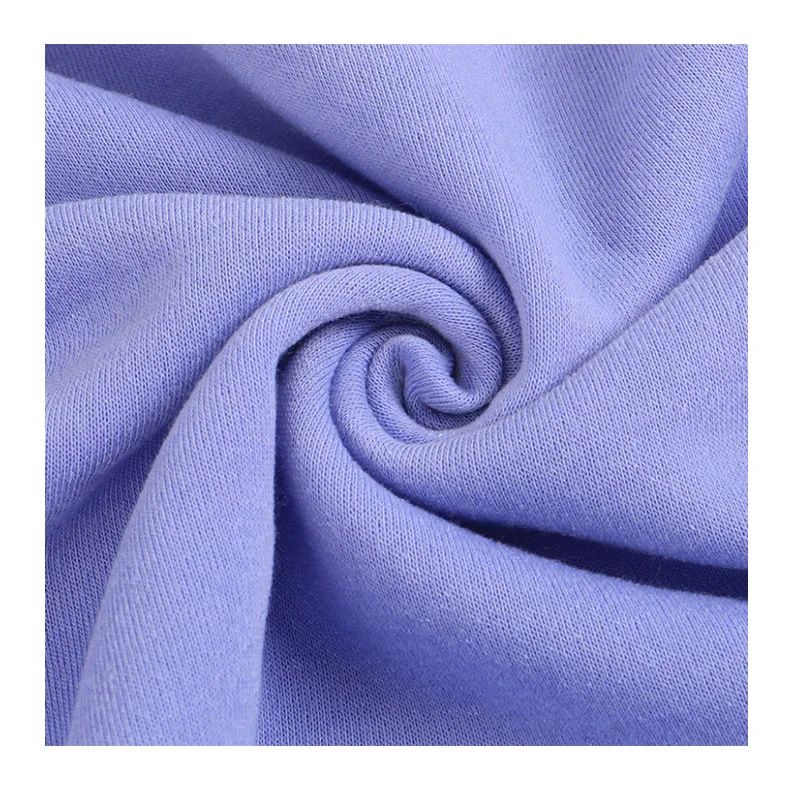 Оптовая продажа матовая флисовая ткань 250-420 Gsm полиэстер и хлопок плюшевая махровая петля трикотажная