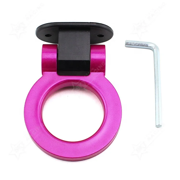 Лидер продаж автоматическая модификация черные, золотые, фиолетовые, серебристые, синие, красные универсальные гоночные передние прицепные буксировочные крючки для автомобиля JDM фиксатор буксировочный крючок