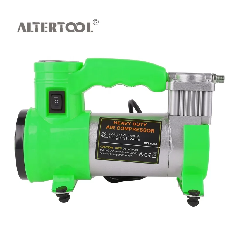 Supply Pressure Gauss 150 PSI Portable Electric Stock Air Pump with Light tyre inflator machine