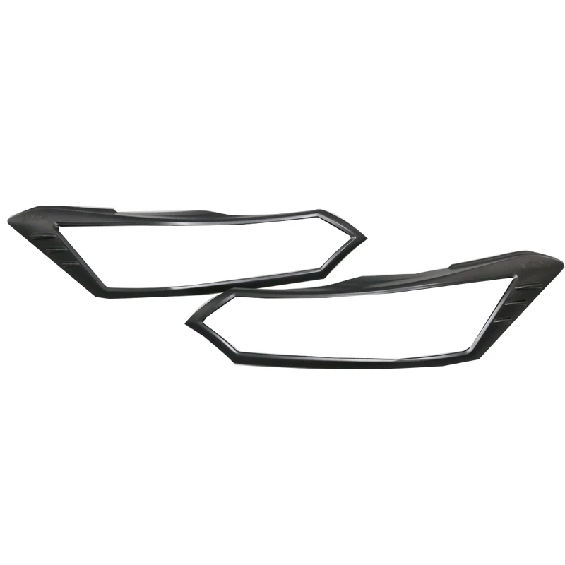 Wholesale  highquality chrome matte black auto accessories head light cover for toyota vios
