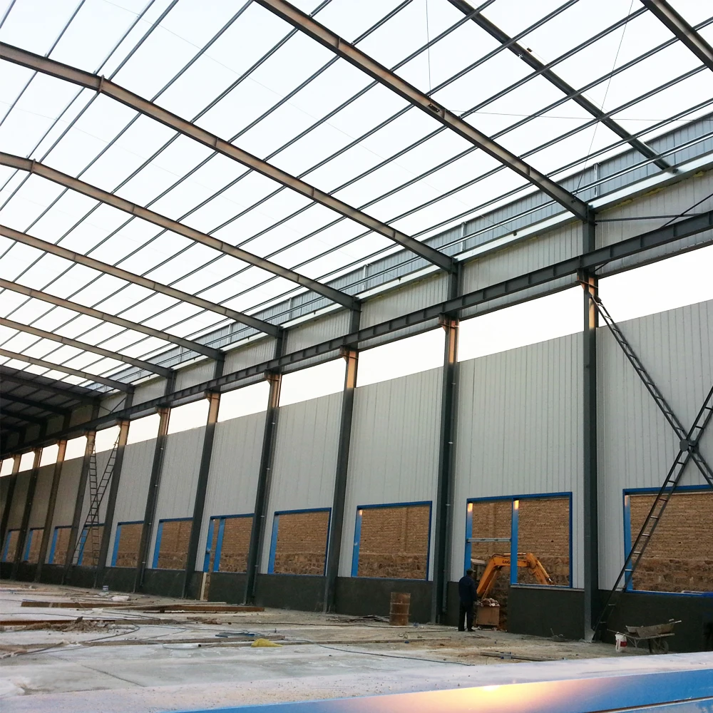 China nice design steel structure garage storage warehouse customized prefabricated steel structure building for sale