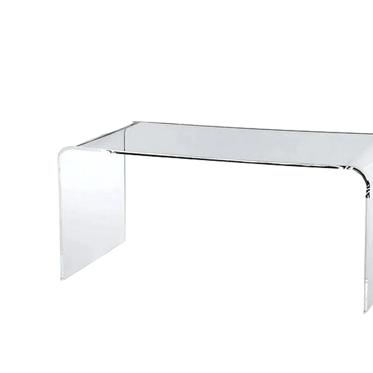 China Manufacturer Transparent Acrylic Coffee Table , hot bent acrylic table