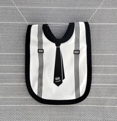 New Arrival Factory Supplied  Boutique Cotton Gentleman Baby Boy Bibs
