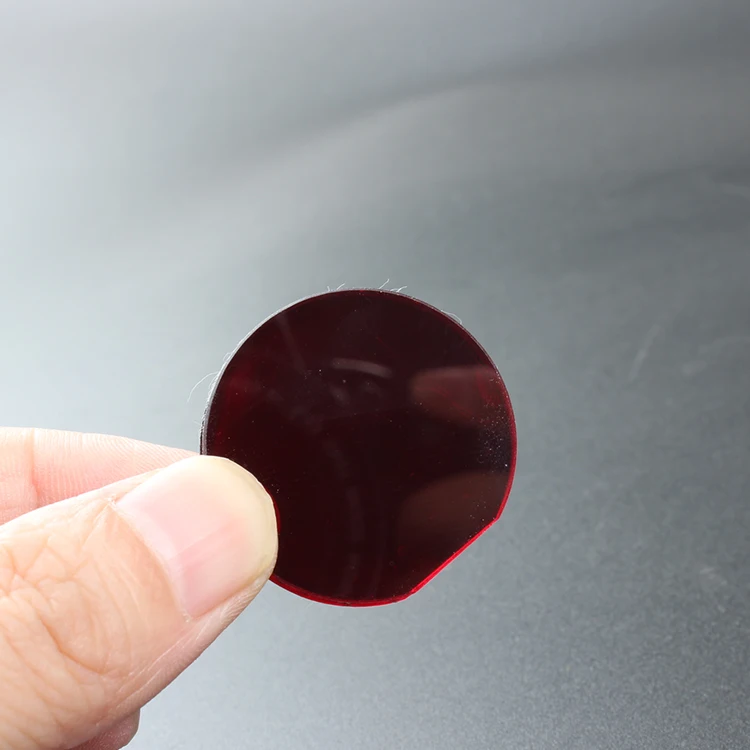 Custom Lens Orange Glass Light Color Optical Interference Filter