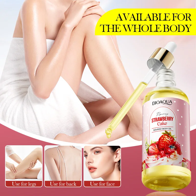 Private Label Body oil Long Lasting Fragrance oil Moisturizing Strawberries Plant Organic Face Essential oils